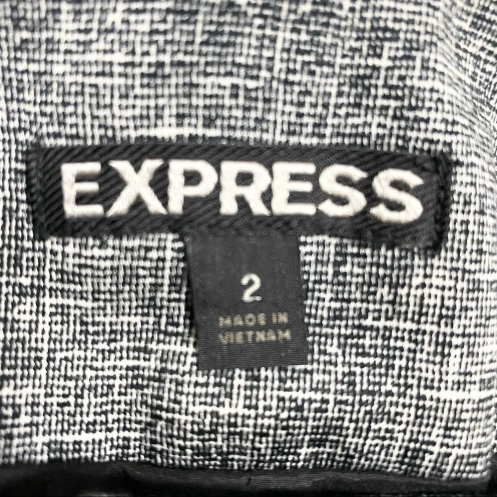 EXPRESS Gray Pencil Skirt